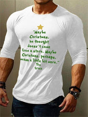 Christmas Print Long Sleeve T-Shirt