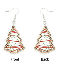 Christmas Tree Cookie Earrings