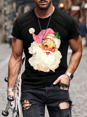 Christmas Printed Short Sleeve T-Shirt