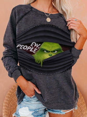 Women's Christmas Ew People Sweatshirt