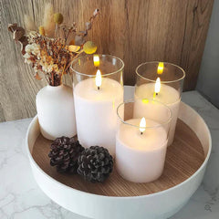 Flameless Candle - set of 3 pieces