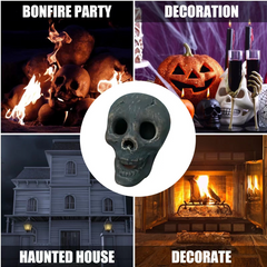 FlameSkullâ„?ceramic fire basket skulls (4 pcs)
