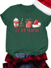 Christmas printed T-shirt