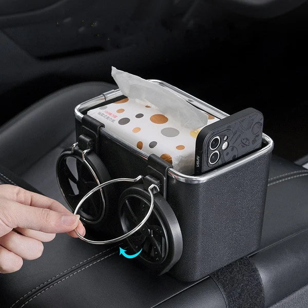 AutoStorageâ„?- Storage box for armrest of car