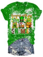 St. Patrick's Day Hanging With My Gnomies T-shirt