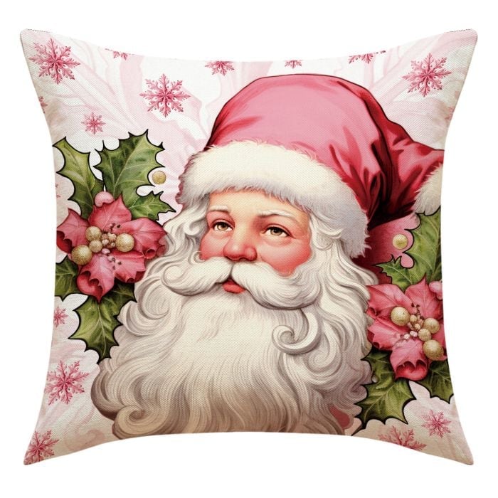 2023 New Pink Christmas Pillow Covers-New Christmas Home Products