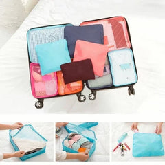 PackingCubesâ„?- 6 pieces of portable packing cubes for luggage