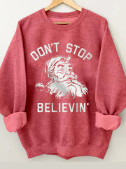 Merry Christmas Casual Long Sleeve Sweatshirt