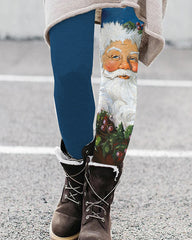 Berry Santa Leggings