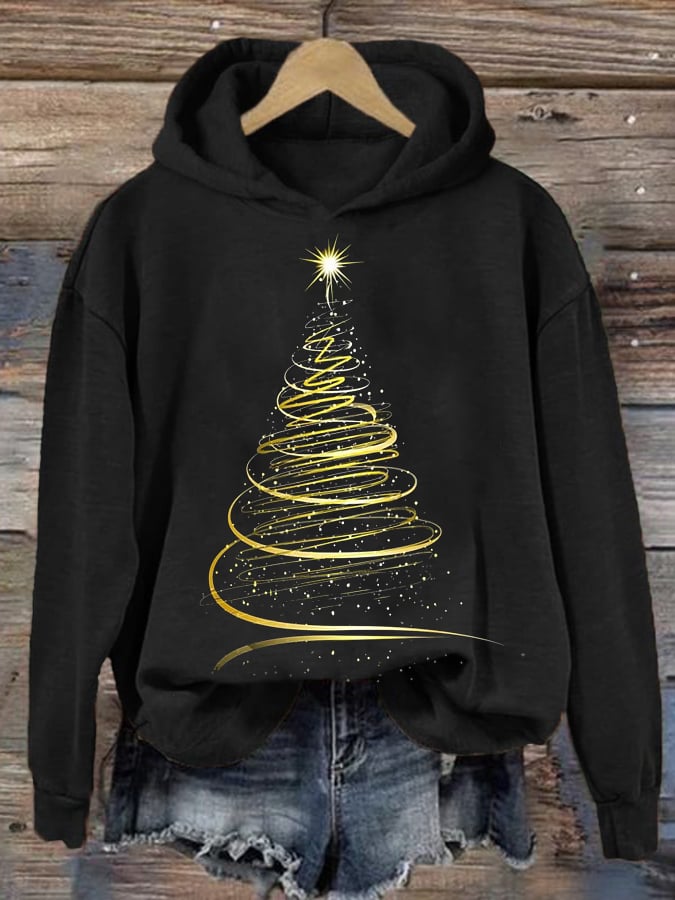 Christmas Print Hoodie