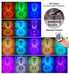 Crystal Lamp - Controllable with touch controls!