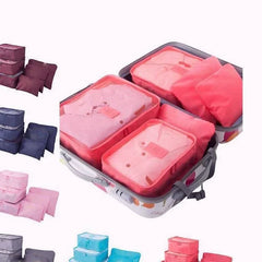 PackingCubesâ„?- 6 pieces of portable packing cubes for luggage