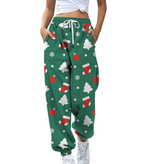 Christmas Print Sweatpants