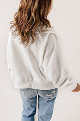 Fleece Button Flap Pocket Jacket