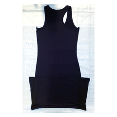 Solid Black Long Dress