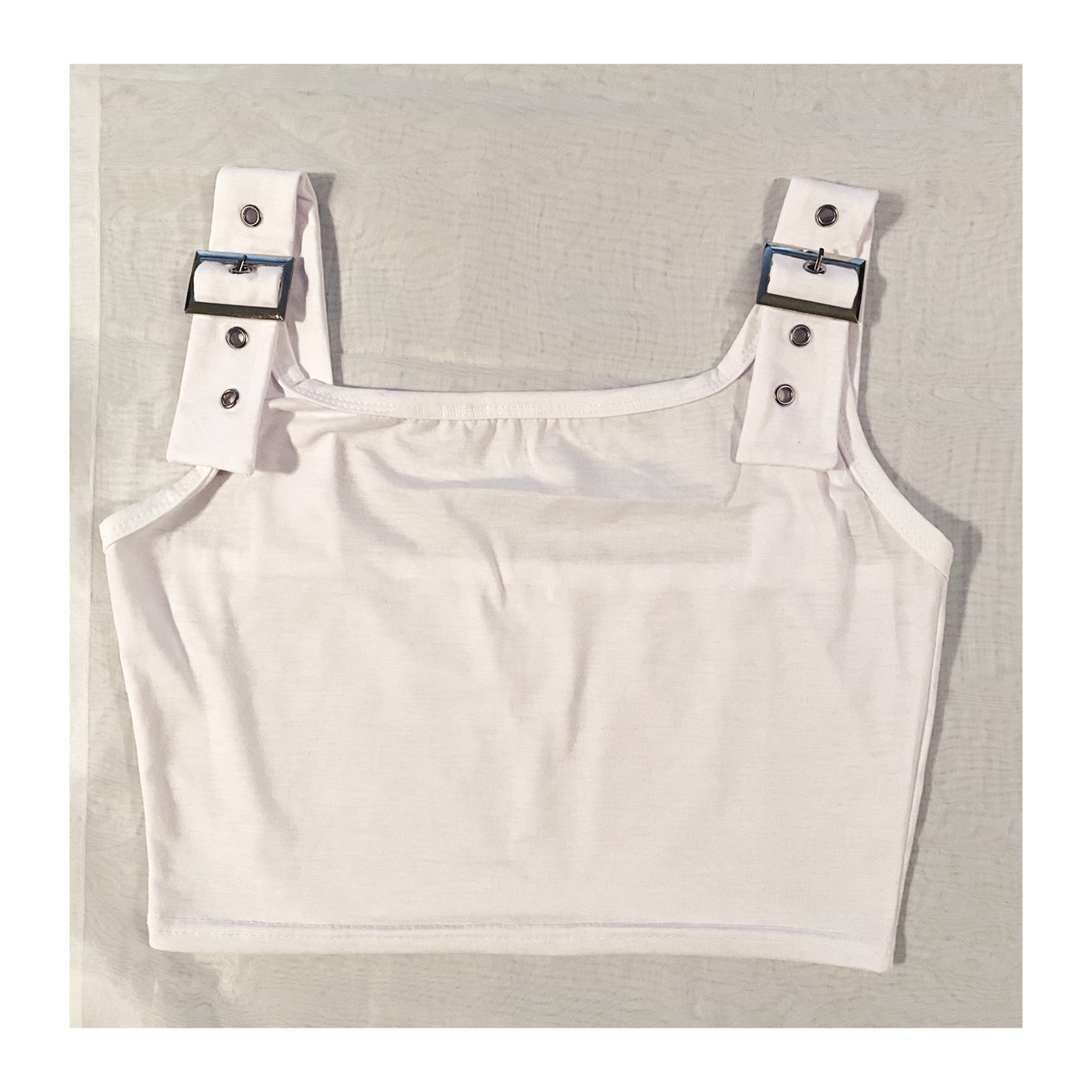 Buckle Up Crop Top