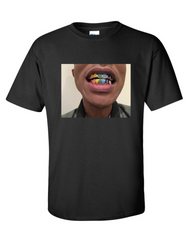 Rainbow Grillz Graphic T-Shirt