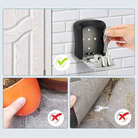 KeyBoxâ„?- Key Safe for Wall Mount