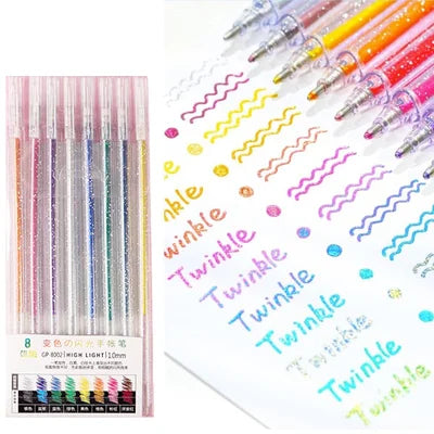 4+4 FREE | SparkWriteâ„?- Glitter gel pen set Last day discount