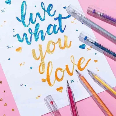 4+4 FREE | SparkWriteâ„?- Glitter gel pen set Last day discount