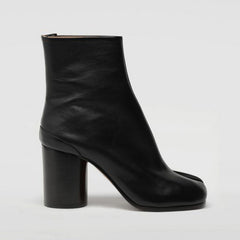 Black Split Toe Ankle Boots