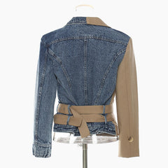 Denim Tailored Woven Blazer