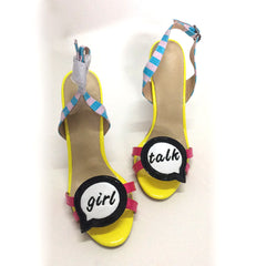 Girl Talk Beaded Heels