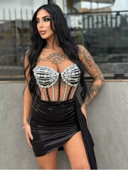 A Star Strapless Skirt Set