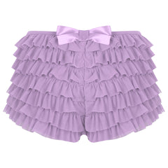Low Rise Ruffles Tiered Short