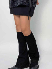 Solid Color Patchwork Leg Warmer