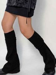 Solid Color Patchwork Leg Warmer