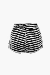 Stripe Tie Waist Shorts