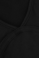 V-neck Long Sleeve Crop Top