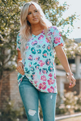 V Neck Short Sleeves T-Shirt