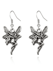 Vintage Fairy Angel Dangle Hook Earring