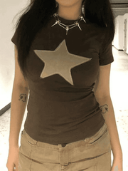 Vintage Patch Star Short Sleeve Tee