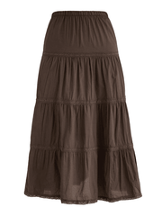 Vintage Tiered Midi Skirt