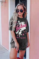 Western Yeehaw Graphic Print Short Sleeve T Shirt