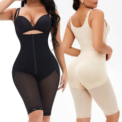 Abdomen Hip Breasted Zipper Body Shaper