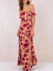 Pretty Bohemia Off-the-shoulder Maxi