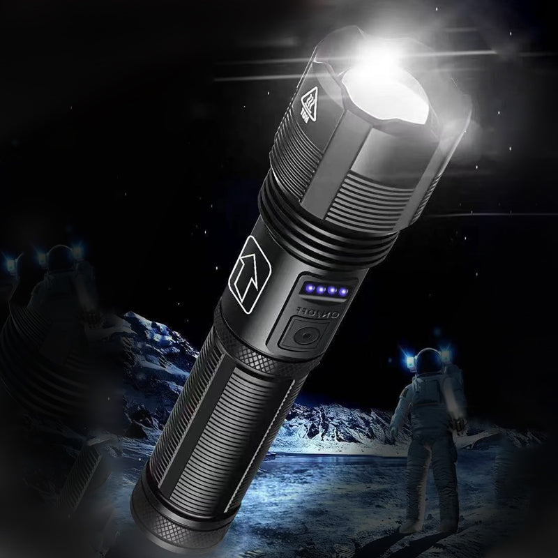 Outdoor Retractable Waterproof Flashlight