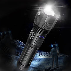 Outdoor Retractable Waterproof Flashlight