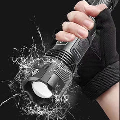 Outdoor Retractable Waterproof Flashlight