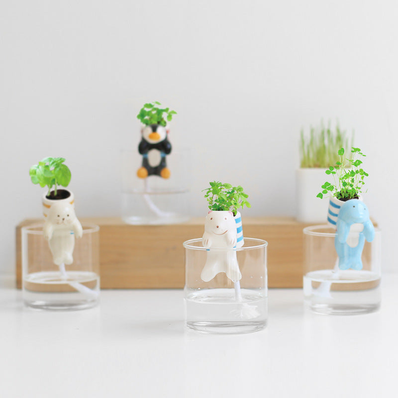 TC Bonsai- Self Watering Animal Planter 🐶 🐱