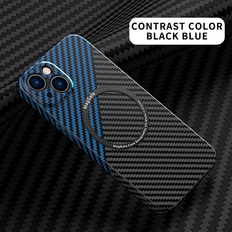 New Carbon Fiber Magnetic Drop Case For iPhone