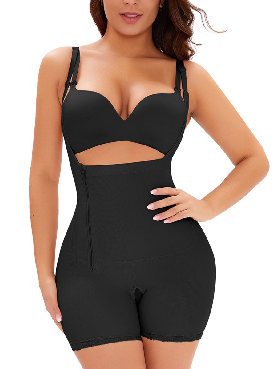 Postpartum Surgery Tummy Control Shapewear with Side Zipper