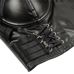 Female Faux Leather Roman Kont Corset Shapewear
