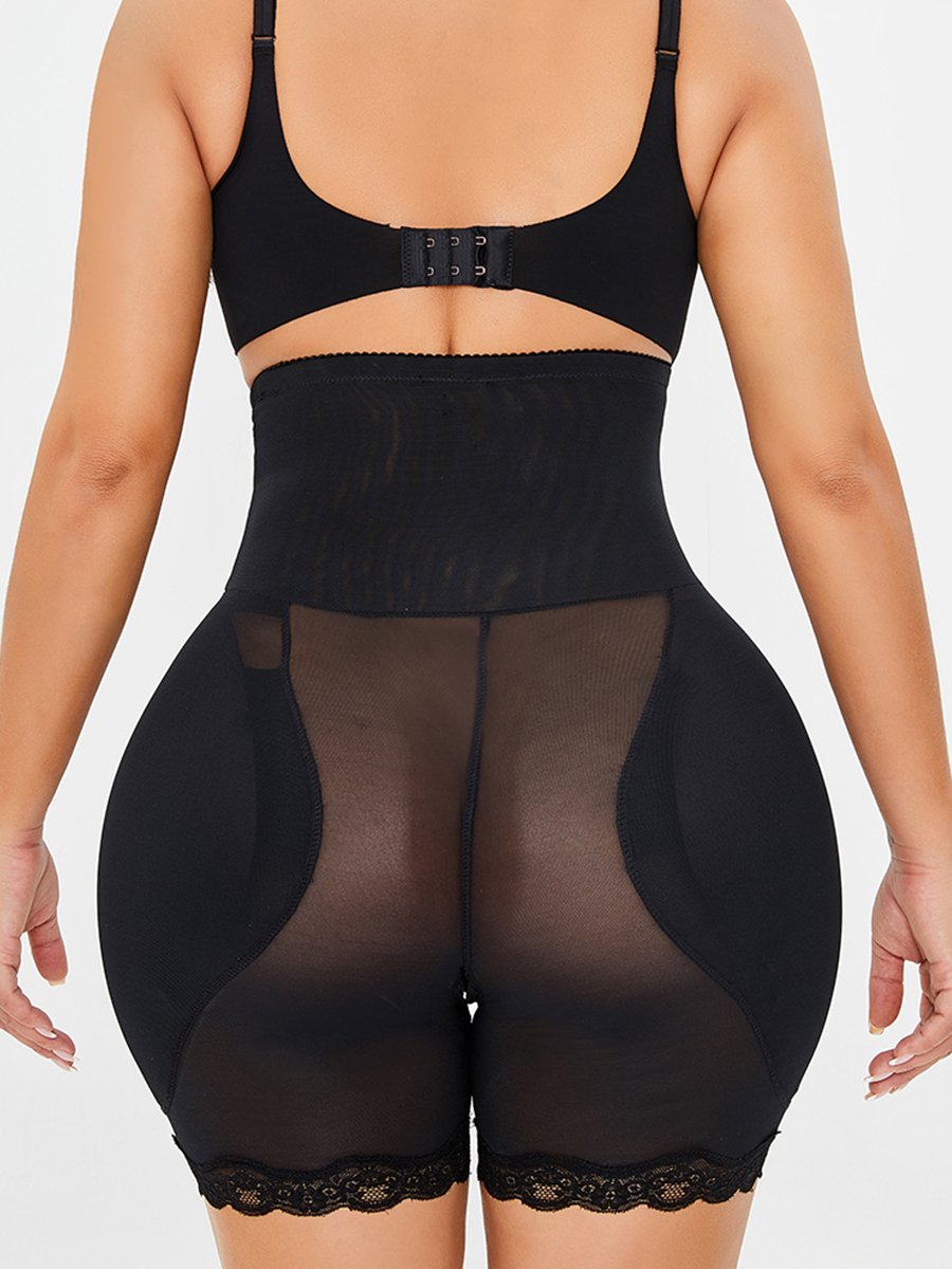 Butt Lifter High-waisted Crotch with Foam Pad