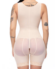 Women Slimming Bodysuit Body Shaper Crotchless