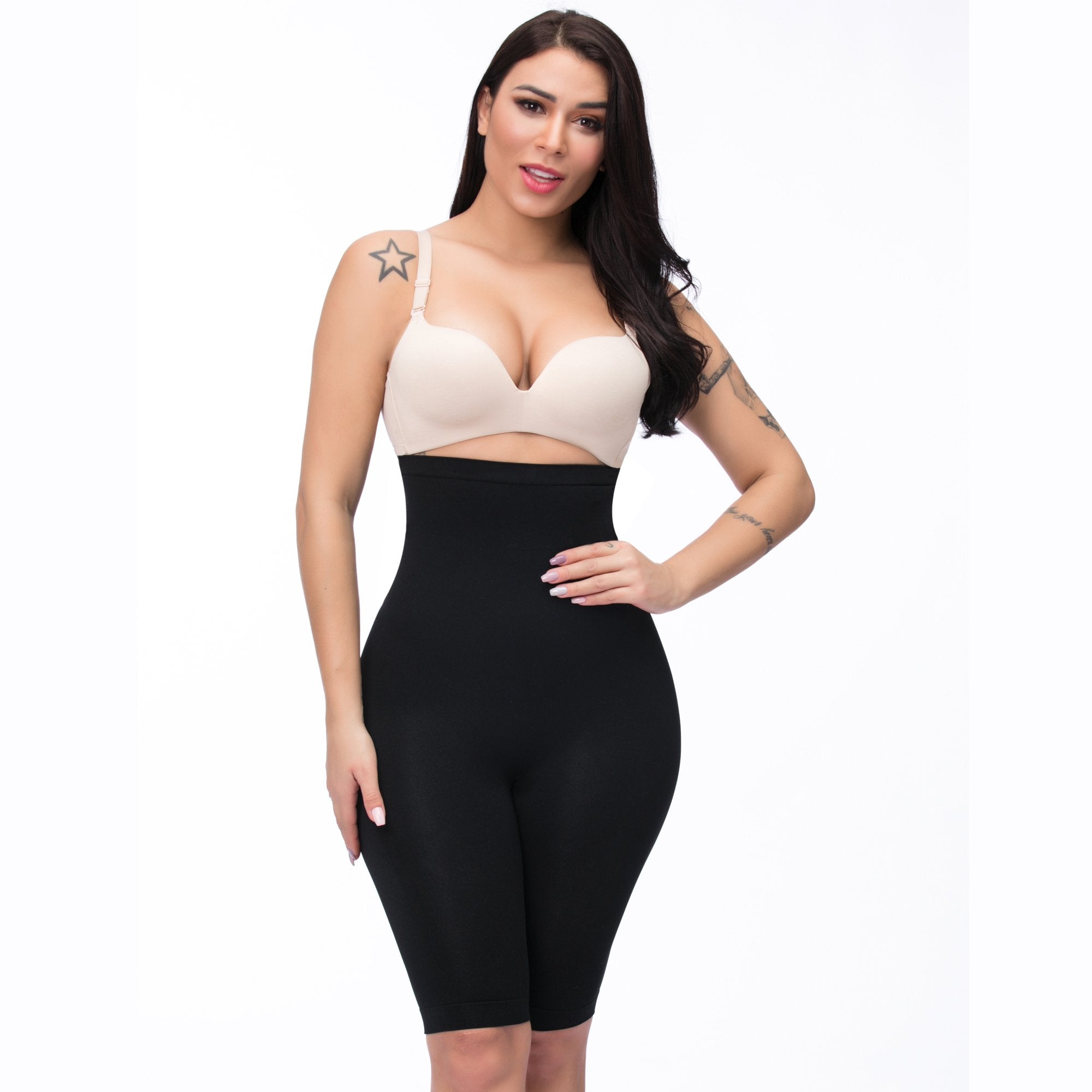 Women High-Waist Thigh Slimmer Shorts  Body Shaper